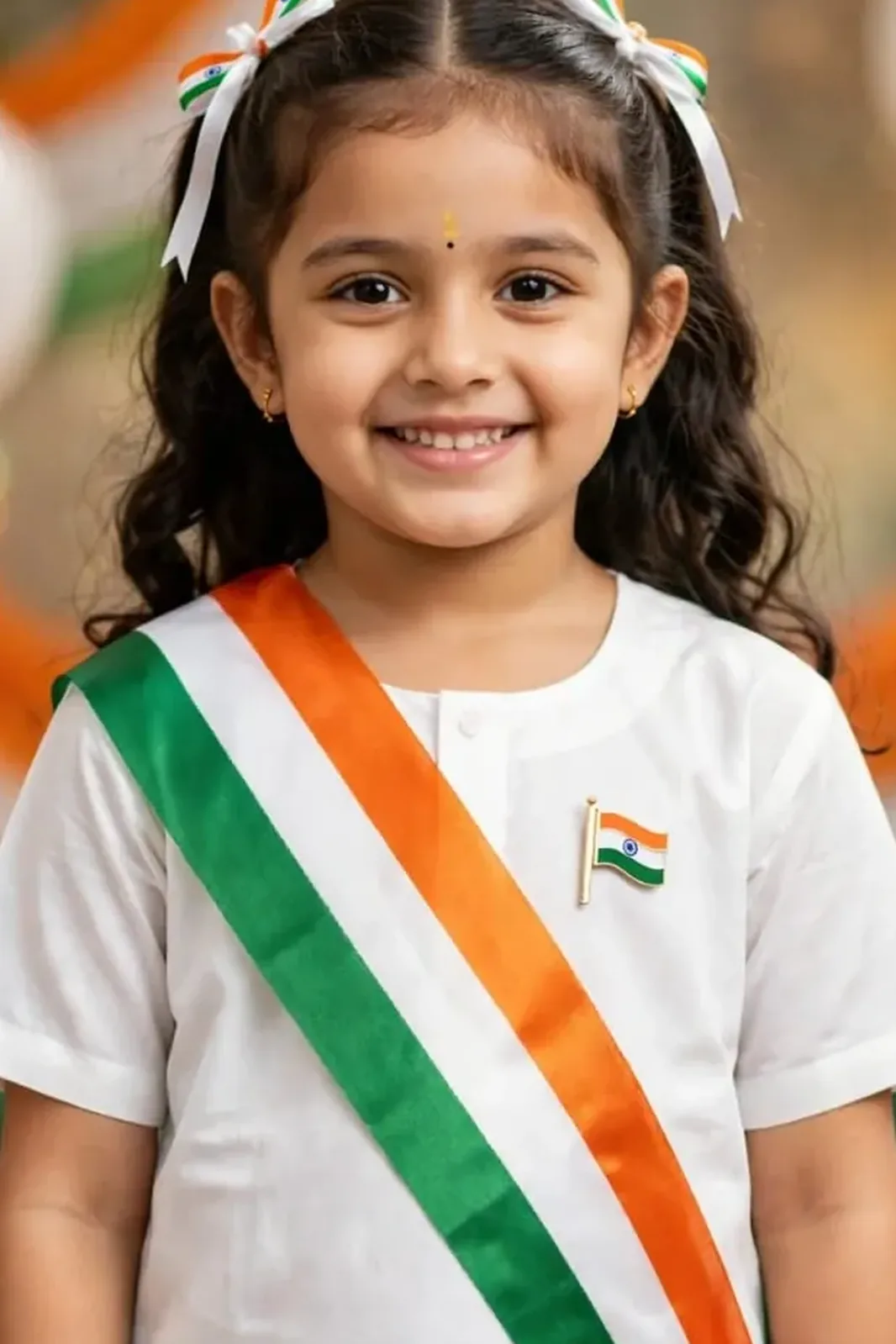 White Kurti for kids — Zoomed-in fabric & detail view — White colour — Cotton fabric — Indian sizes 24–34 — White Kurta Pyjama fancy dress for school annual day & sports day — Kolkata & West Bengal delivery — ZapCostumes