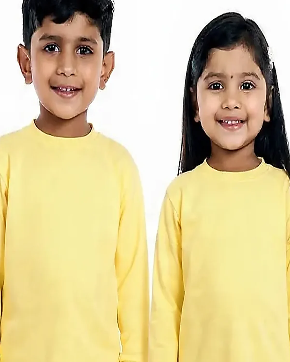 Cream Yellow Tracksuit for kids — Top half close-up — Cream colour — Polyester Blend fabric — Indian sizes 22–34 — Tracksuits / Jersey fancy dress for school annual day & sports day — Kolkata & West Bengal delivery — ZapCostumes