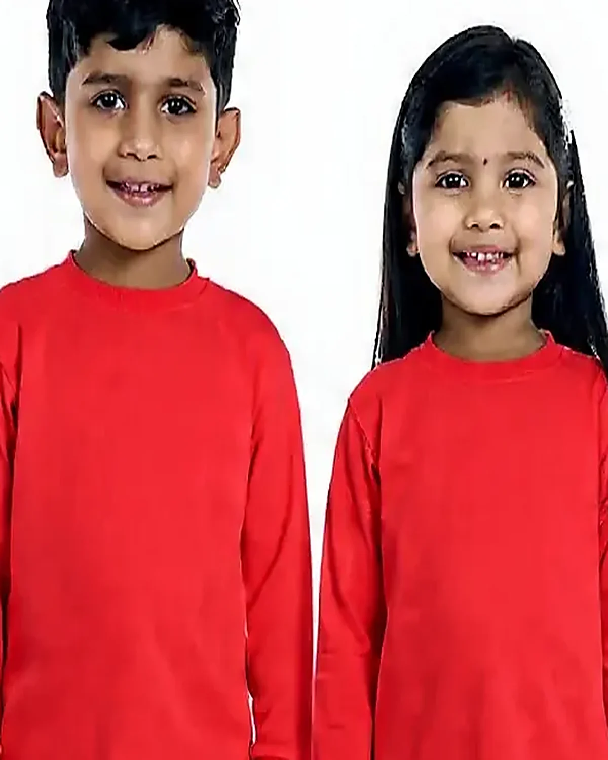 Red Tracksuit for kids — Top half close-up — Red colour — Polyester Blend fabric — Indian sizes 22–34 — Tracksuits / Jersey fancy dress for school annual day & sports day — Kolkata & West Bengal delivery — ZapCostumes