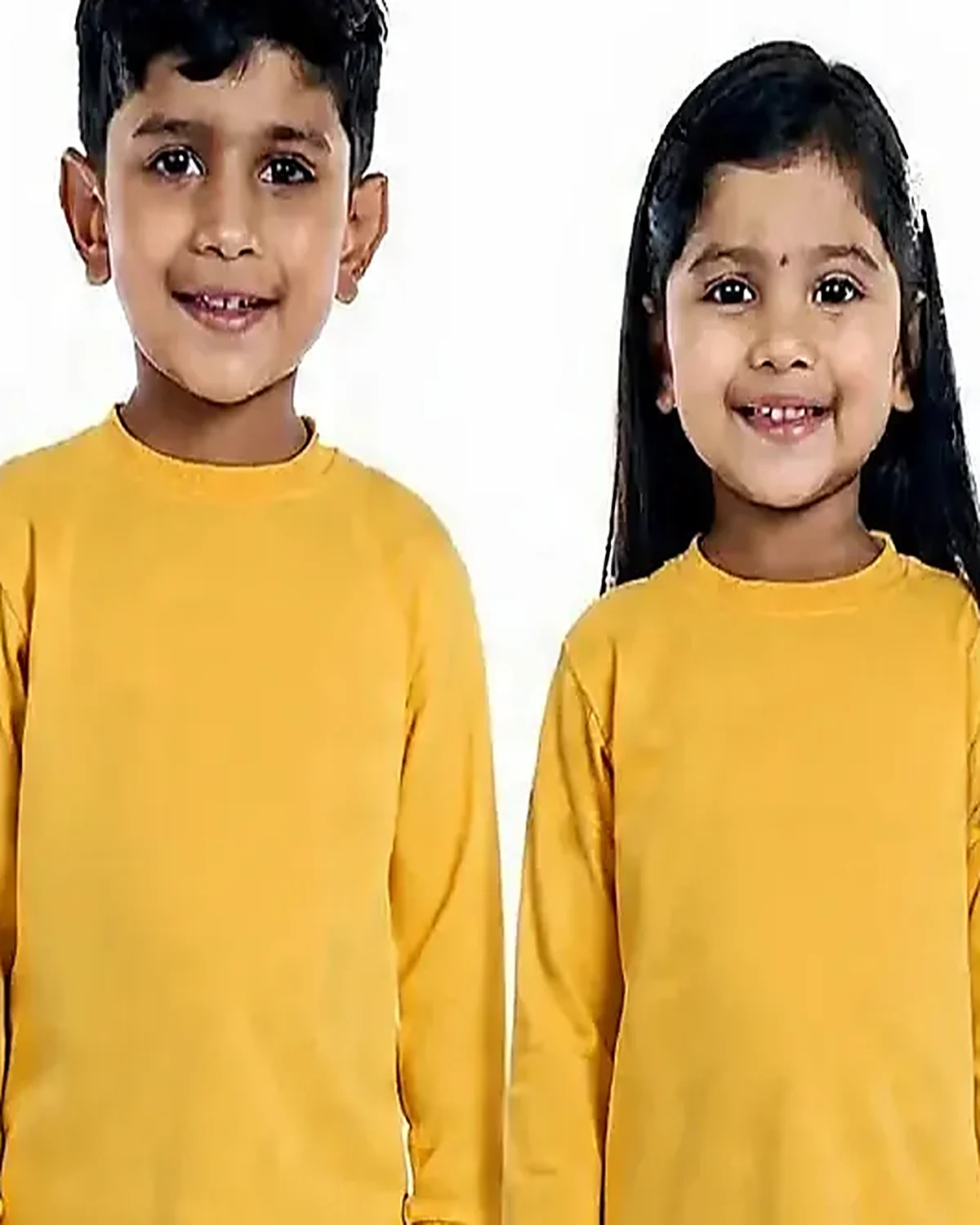 Yellow Tracksuit for kids — Top half close-up — Yellow colour — Polyester Blend fabric — Indian sizes 22–34 — Tracksuits / Jersey fancy dress for school annual day & sports day — Kolkata & West Bengal delivery — ZapCostumes
