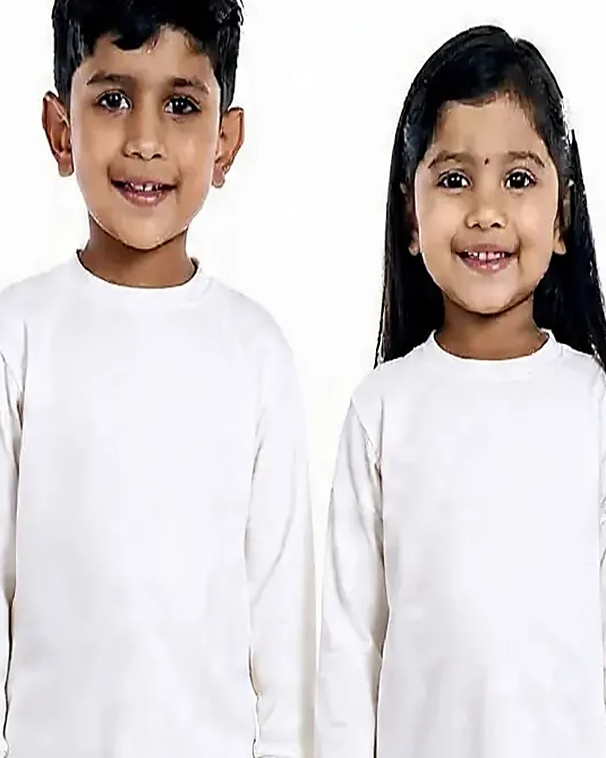 White Tracksuit for kids — Top half close-up — White colour — Polyester Blend fabric — Indian sizes 22–34 — Tracksuits / Jersey fancy dress for school annual day & sports day — Kolkata & West Bengal delivery — ZapCostumes